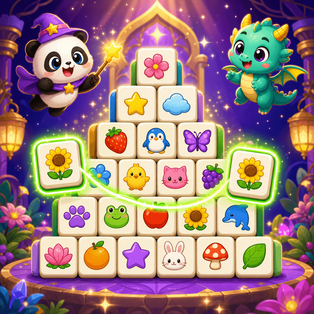Mahjong - Defnik Game Türkiye eşleştirme bulmaca çocuk oyunu - dikkat geliştirici
