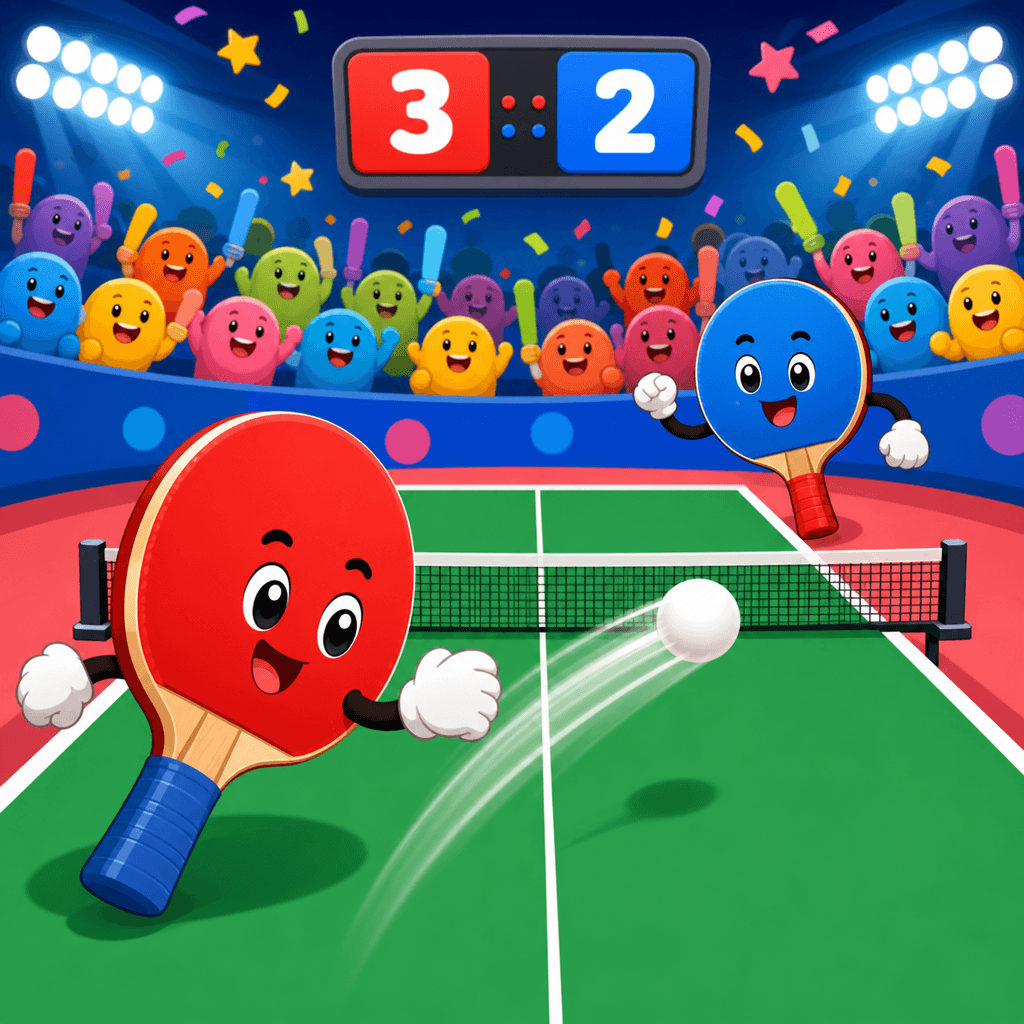 Masa Tenisi - Defnik Game Türkiye ping pong raket spor çocuk oyunu
